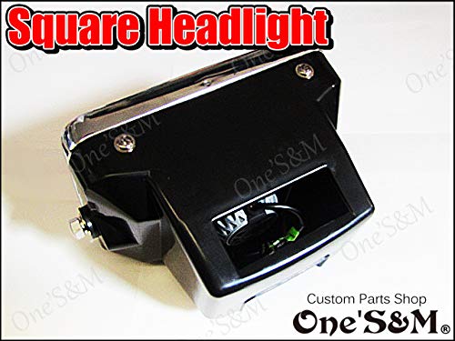 Amazon | Q2-2YLB アウトレット 角型ヘッドライト イエローレンズ LED